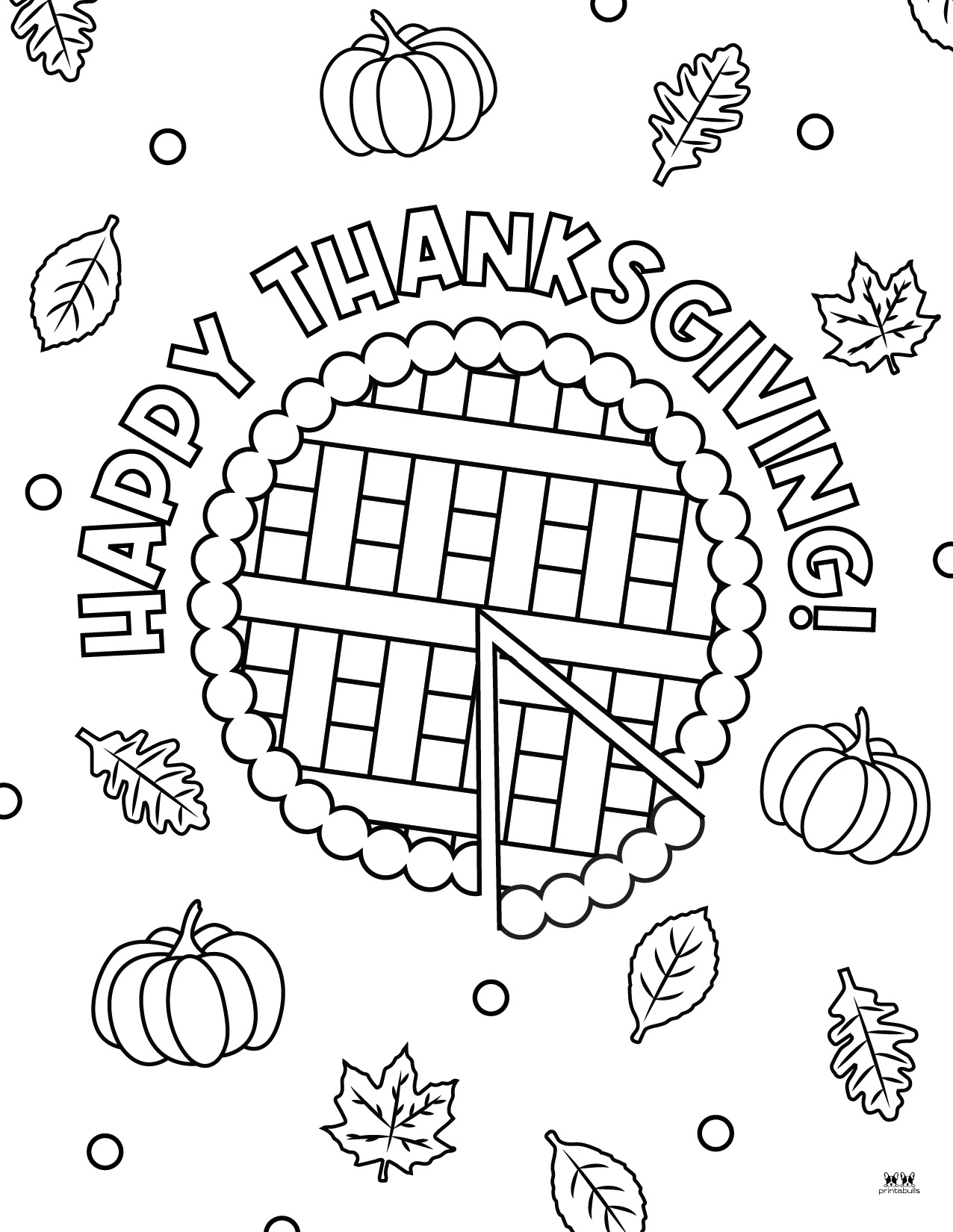 Happy Thanksgiving Coloring Pages 20 FREE Printables Printabulls