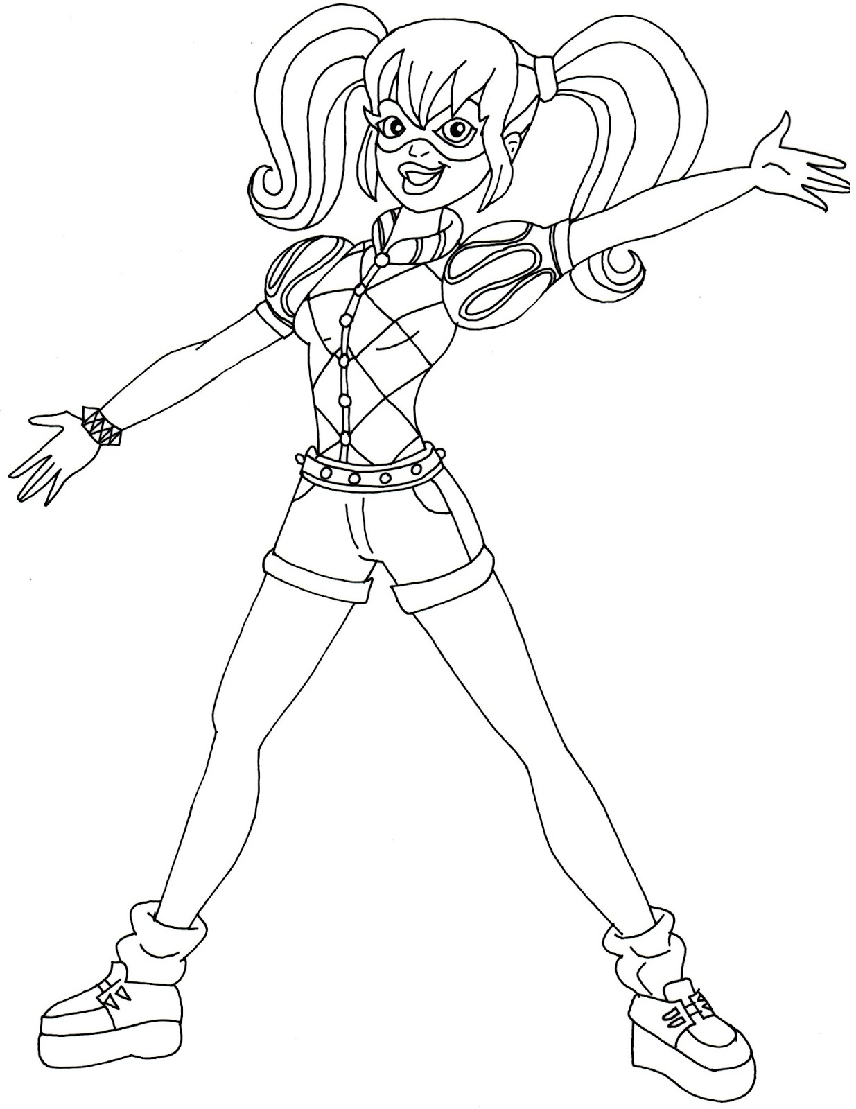 Harley Quinn Printable Coloring Pages At GetDrawings Free Download