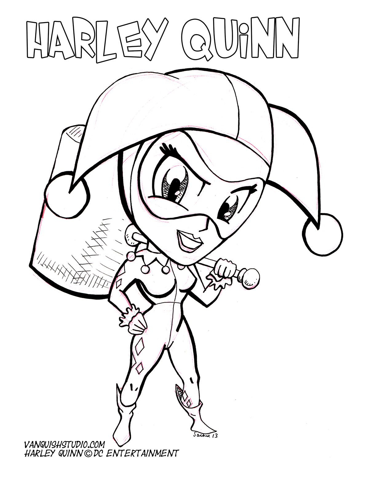printable coloring pages harley quinn printable coloring pages harley quinn