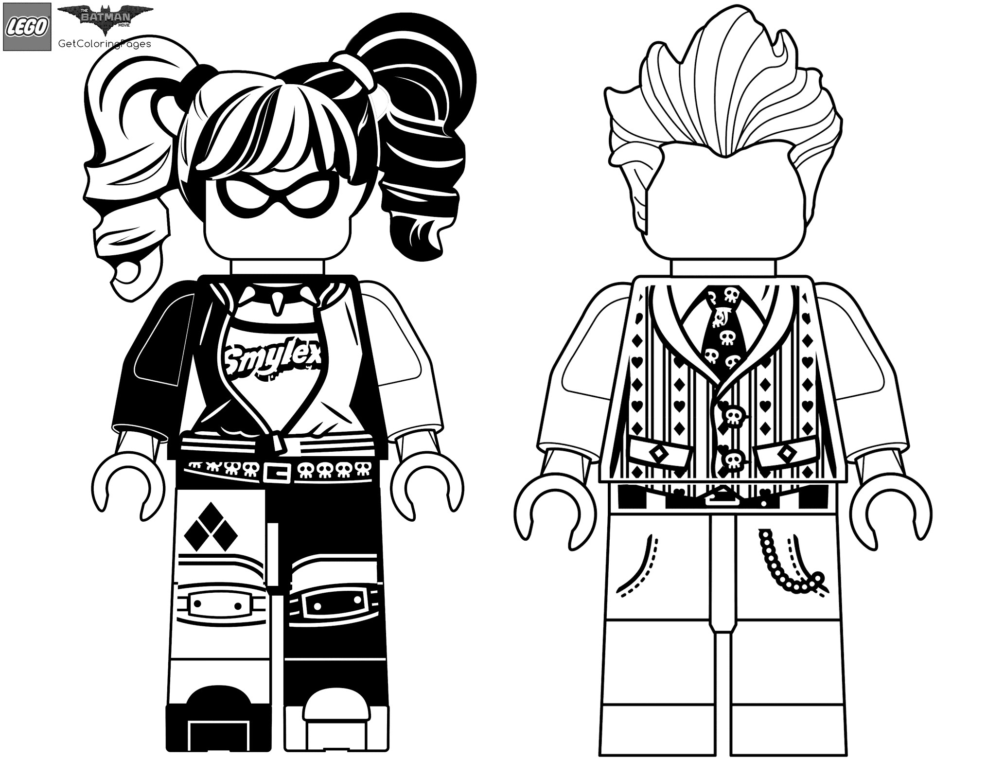 Harley Quinn Printable Coloring Pages At GetDrawings Free Download