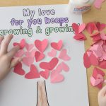 Heart Tree Craft For Kids Valentine s Day Nifty Mom