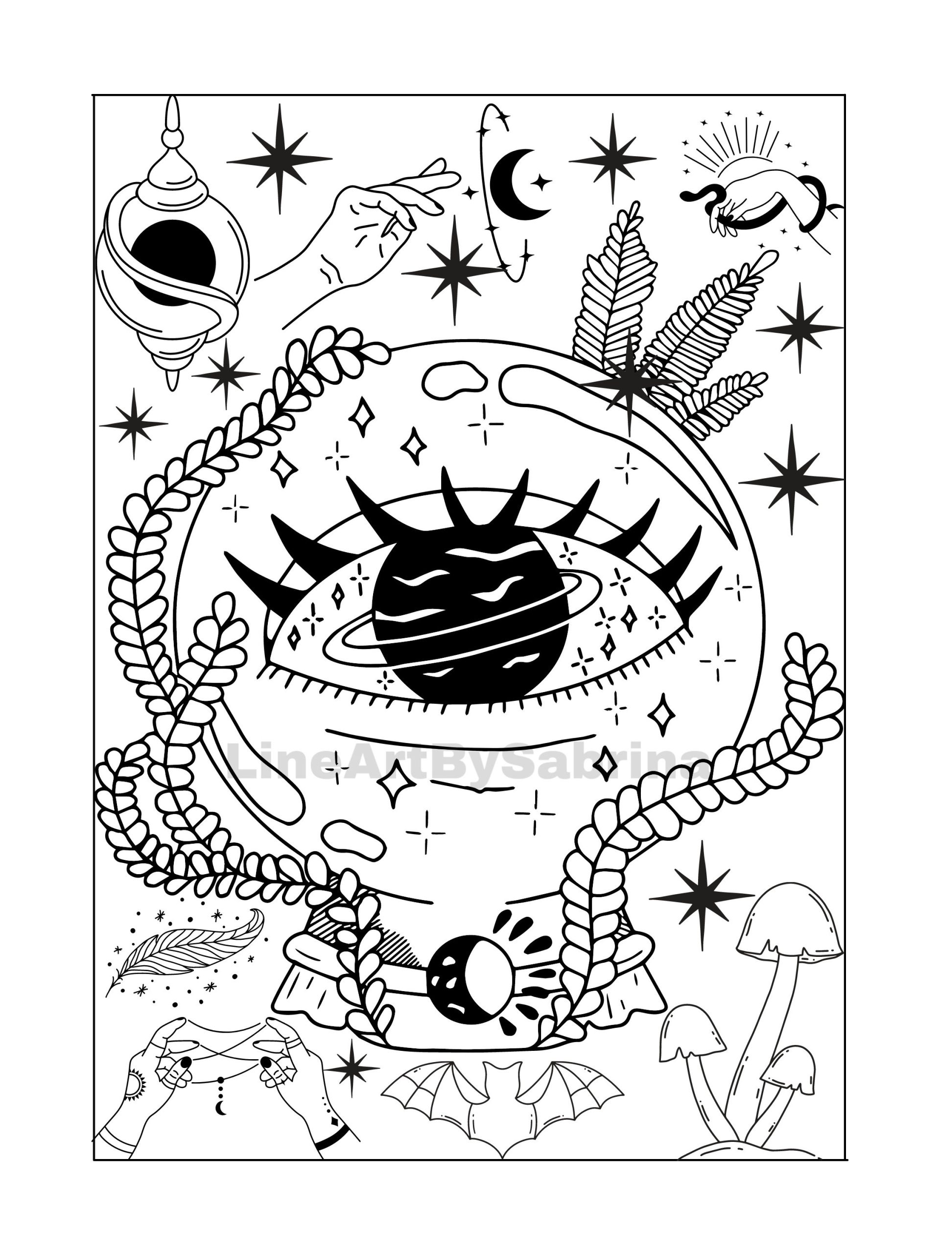 printable coloring pages aesthetic