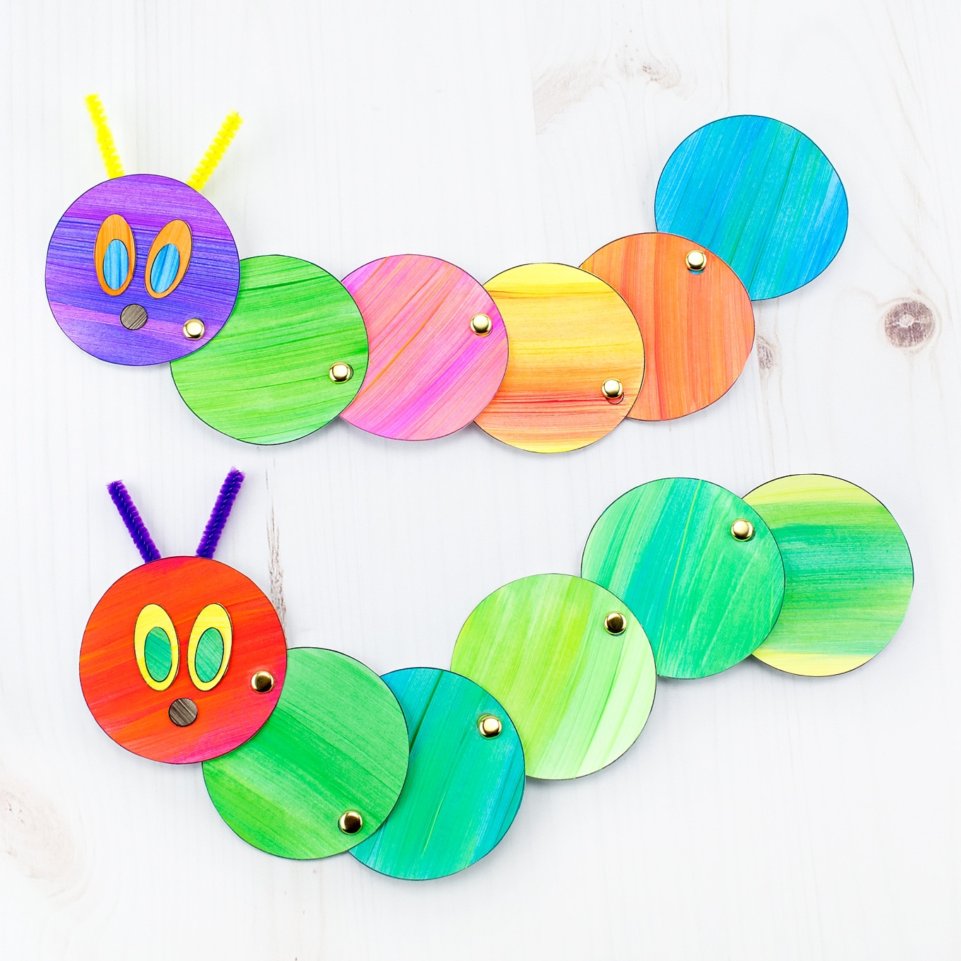 How To Make An Easy And Fun Wiggling Caterpillar Craft