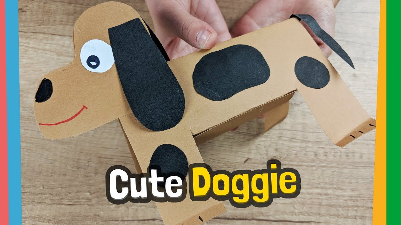 How To Make Paper Dog Easy Craft For Kids YouTube