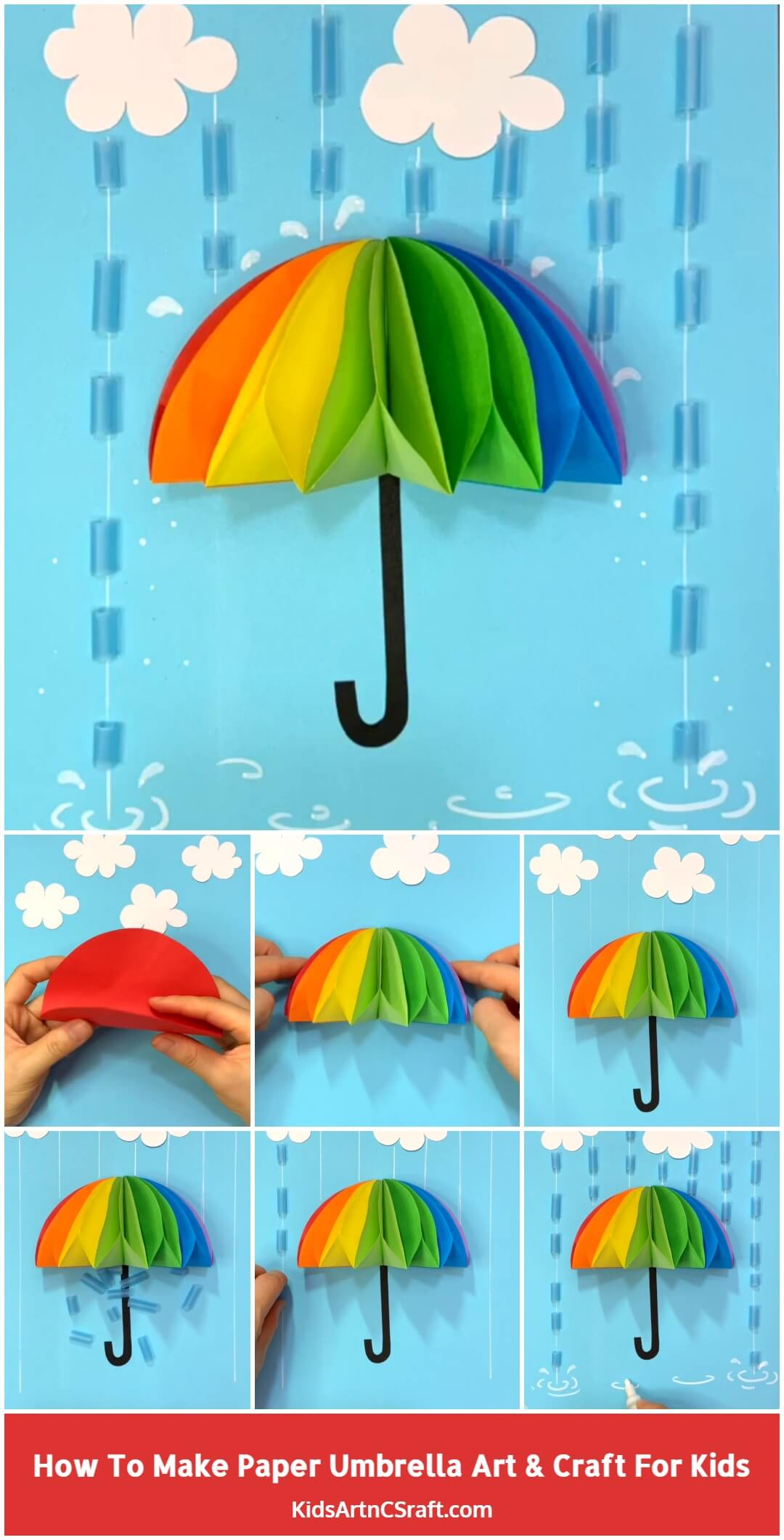 How To Make Paper Umbrella Easy Paper Crafts For Kids Vrogue co