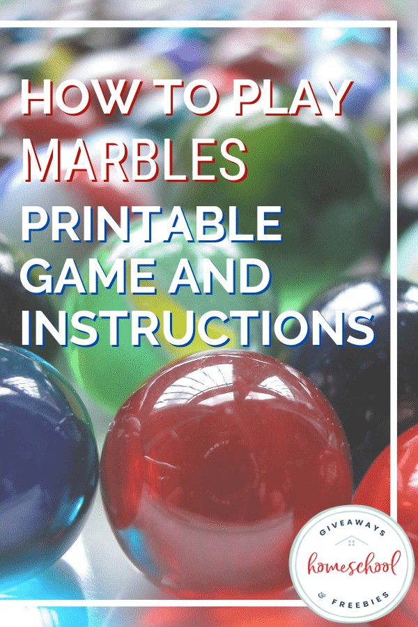 How To Play Marbles Printable Game And Instructions 