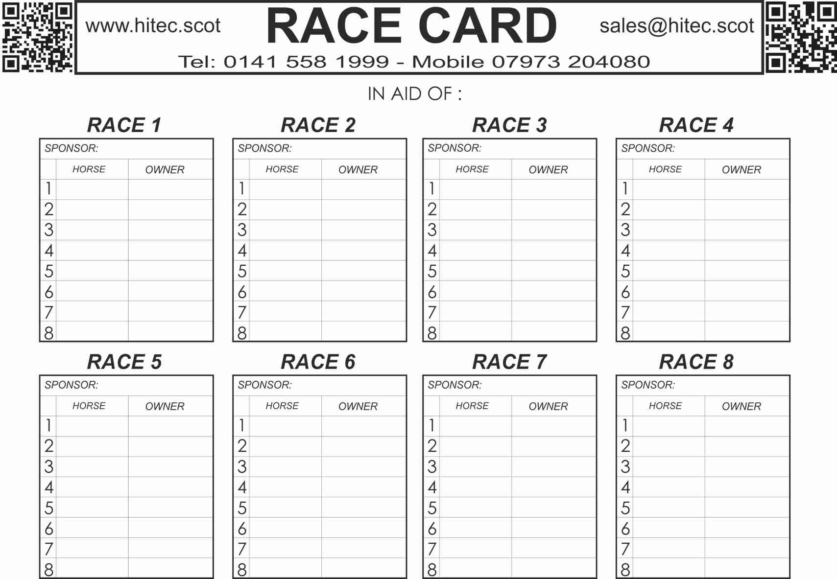 How To Run A Race Night