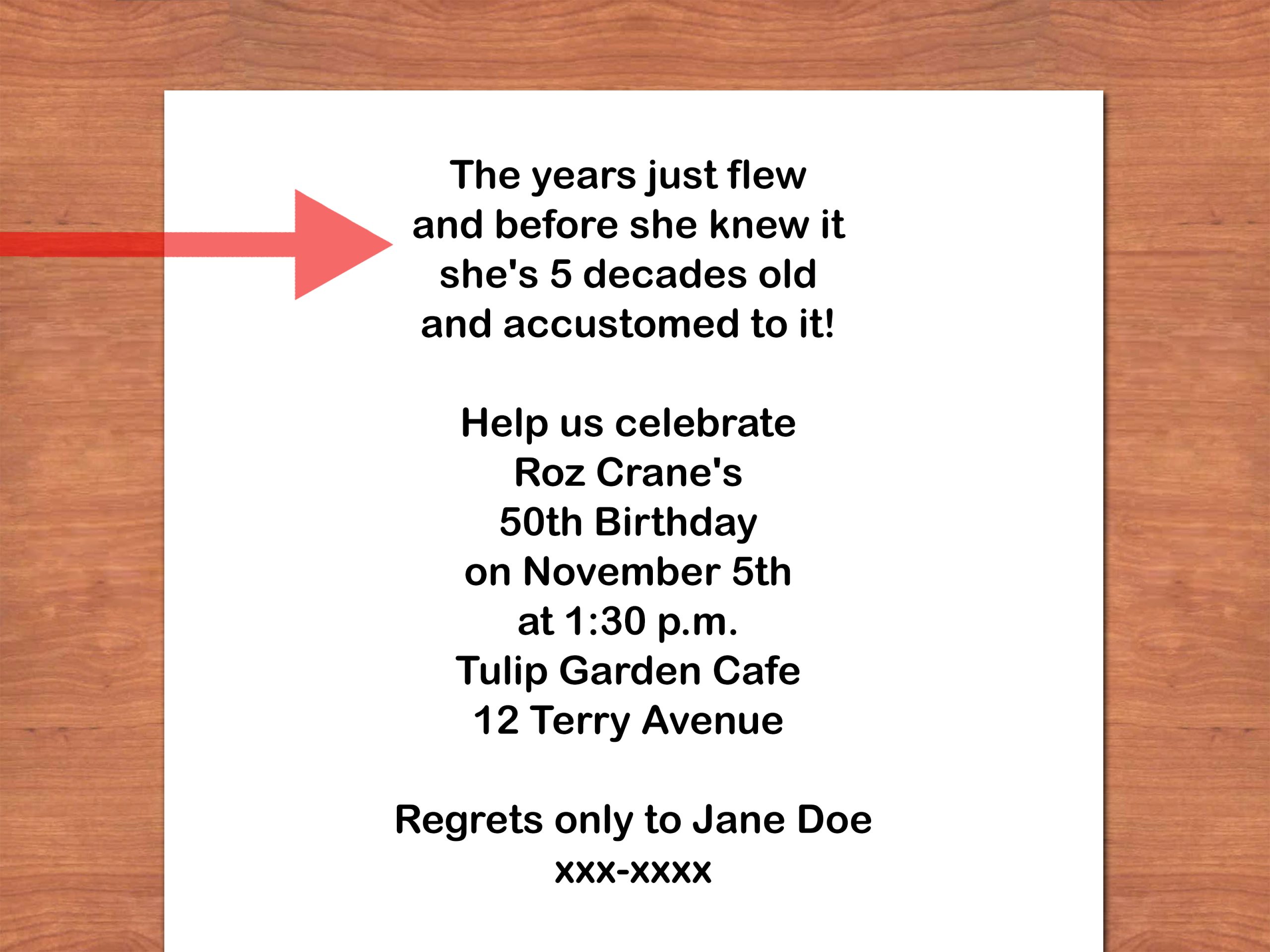How To Write A Birthday Invitation 14 Steps with Pictures 