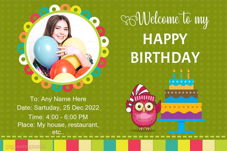 How To Write A Birthday Party Invitation Card Infoupdate