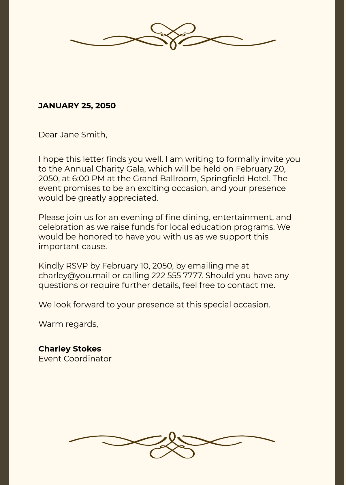 How To Write A Party Invitation Letter Infoupdate