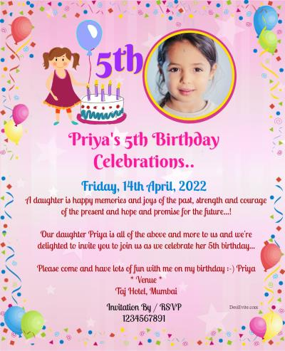 How To Write Birthday Invitation Card In English Infoupdate