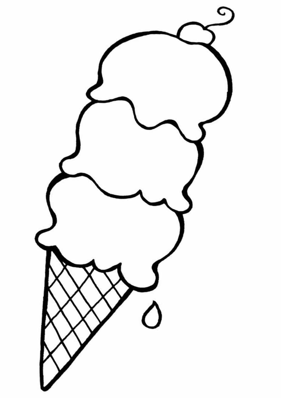 printable coloring pages ice cream