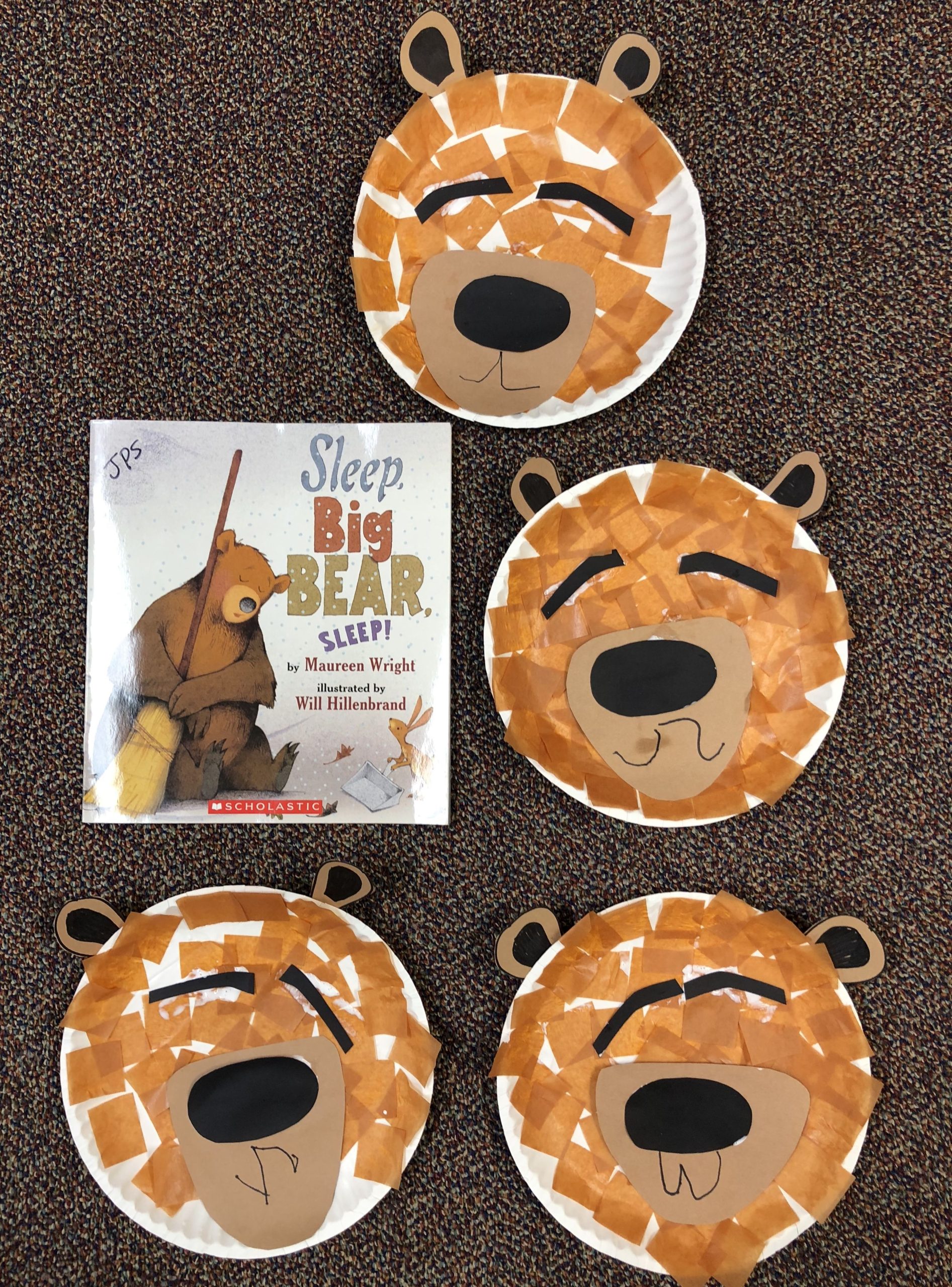 Impressive Hibernating Animal Crafts For Preschoolers Clock Face Printable
