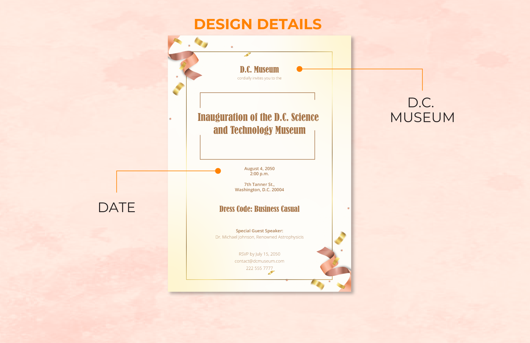 Inauguration Invitation Template In Word Download Template