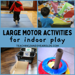 Indoor Gross Motor Activities For Toddlers Pdf Printable Free