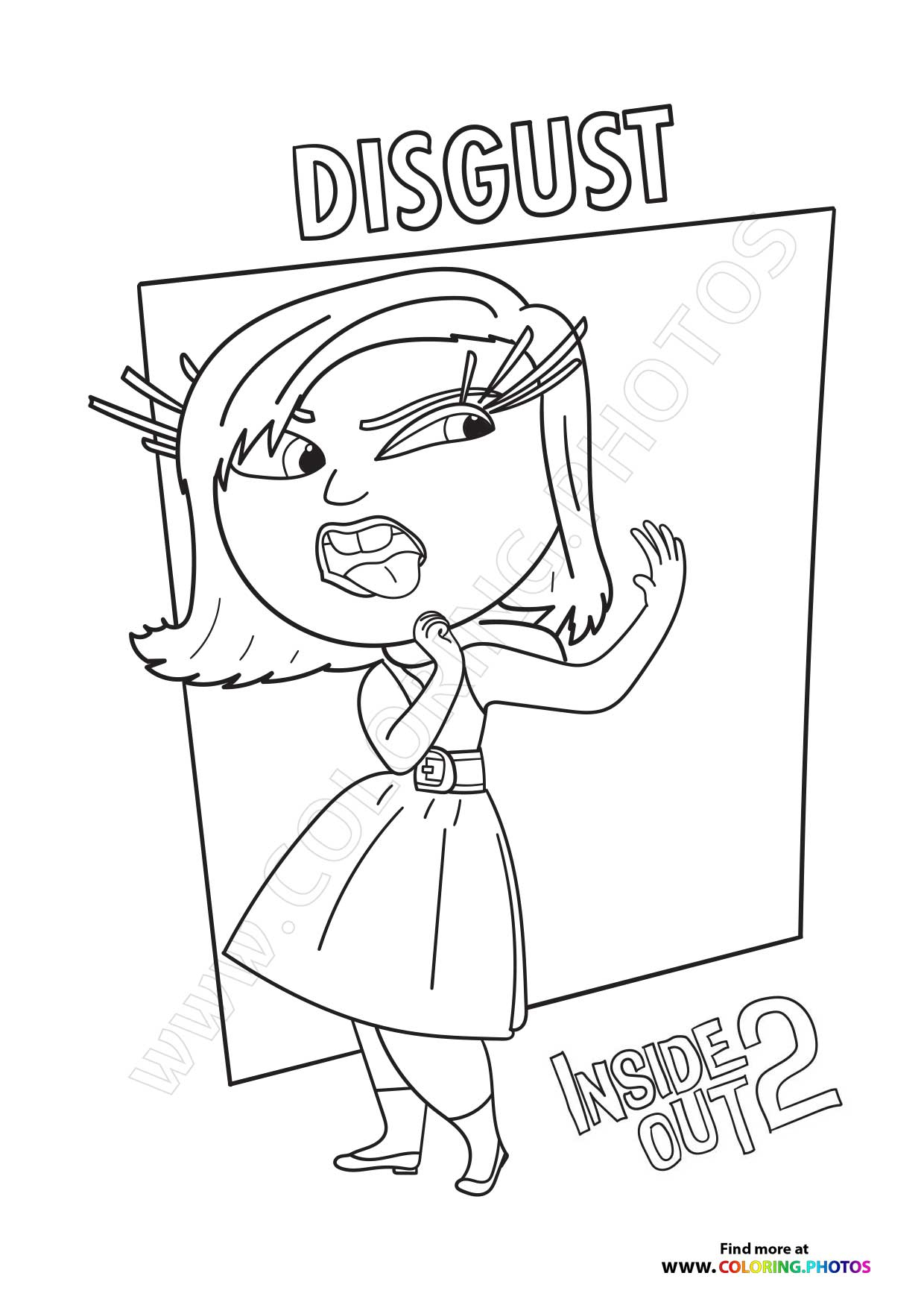 Inside Out 2 Coloring Pages Coloring Nation
