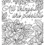 Inspirational Quotes Coloring Page Free Printable Coloring Pages