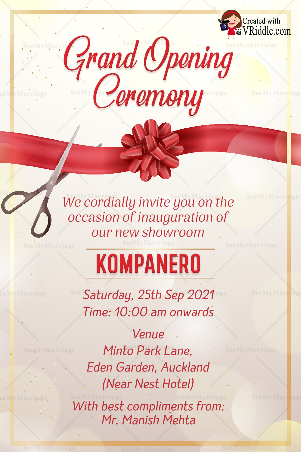 Invitation Card Format For Office Inauguration Ceremony Invitation 