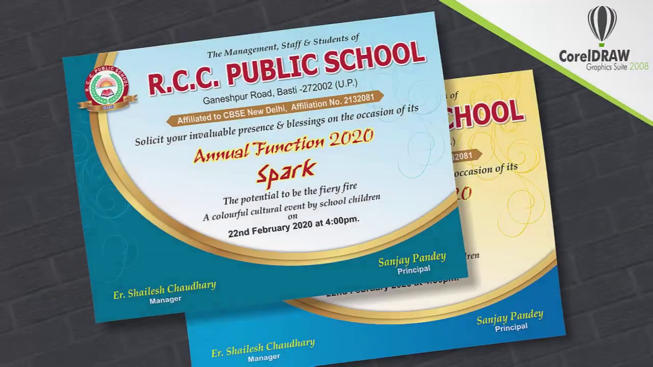 invitation format for annual function