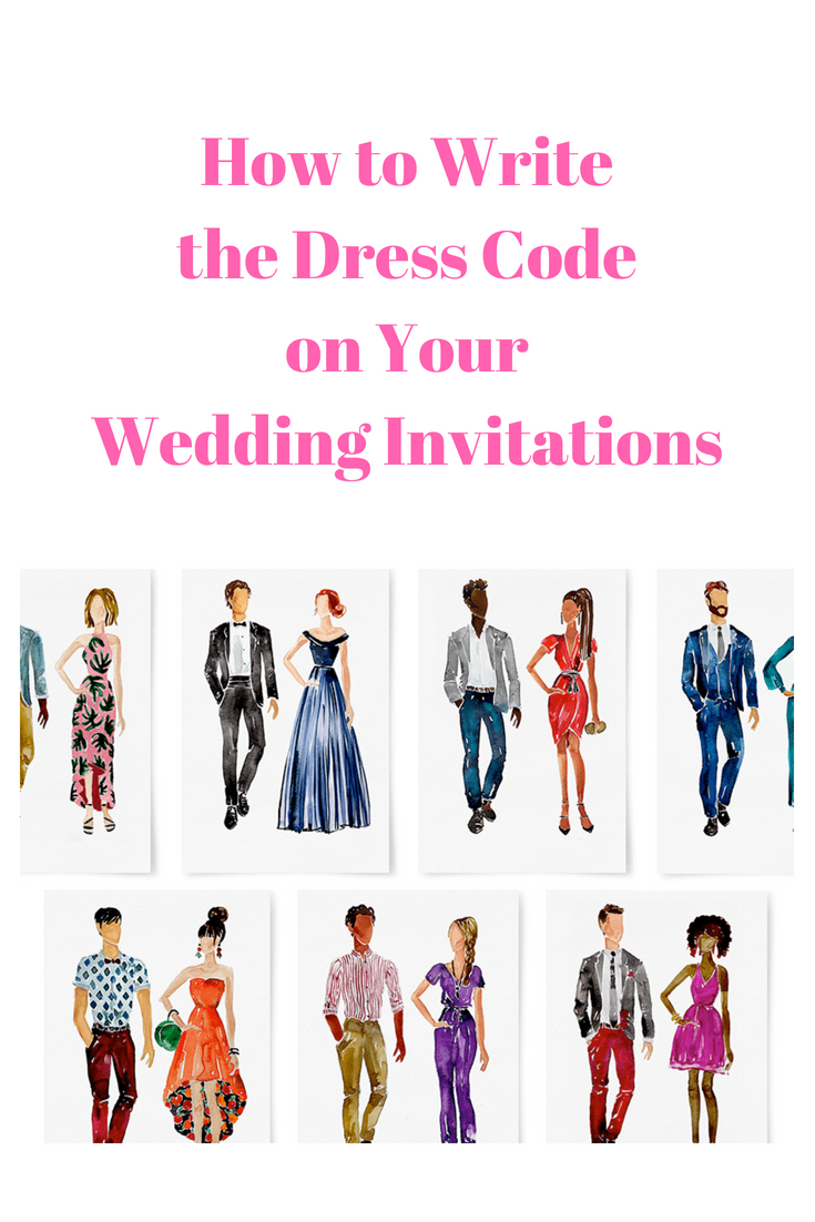 Invitation Dress Code Wording Samples
