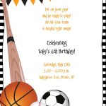 Invitation For Sports Event Template