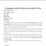 Invitation Letter For Uk Visa Template Word Infoupdate