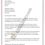 Invitation Letter Format And Samples