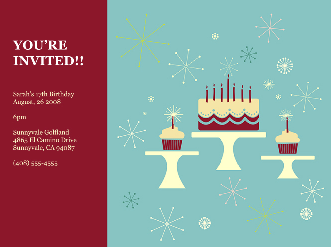 Invitation Template For Google Docs