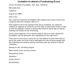 Invitation To Attend A Fundraising Event Sample Edit Fill Sign