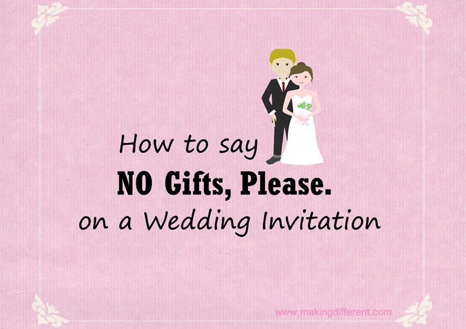Invitation Wording For No Gifts Zia Lilyan
