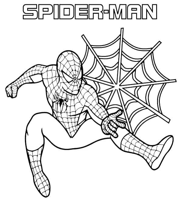 Iron Spider Coloring Pages Spiderman For Boys Free Printable Coloring 