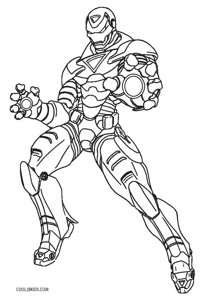 Ironman Coloring Pages Free Printable Iron Man Coloring Pages For Kids 