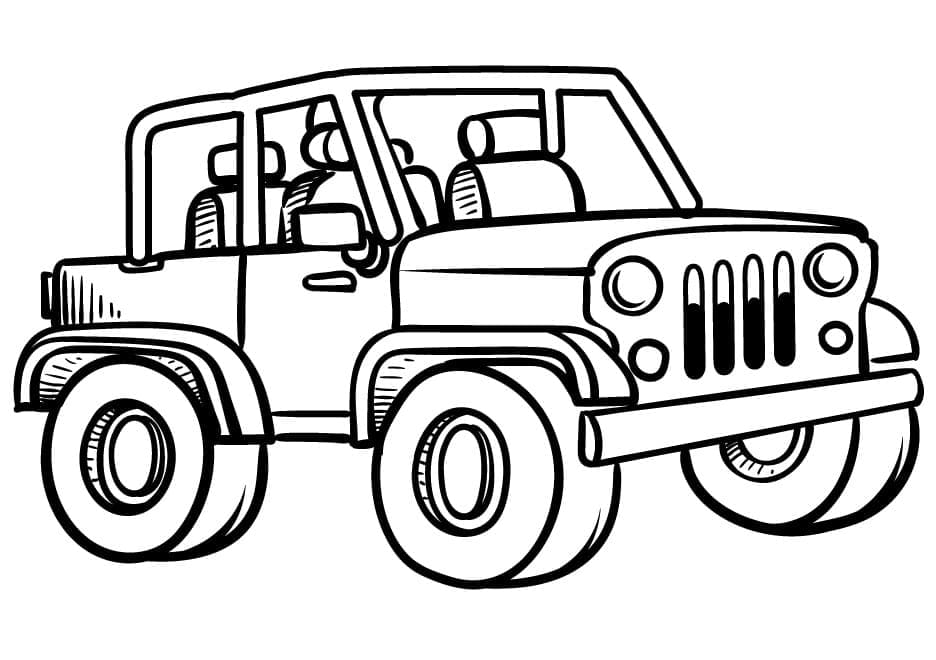 Jeep Printable Coloring Page Free Printable Coloring Pages For Kids