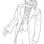 Joker Coloring Page Heath Ledger Topcoloringpages Worksheets