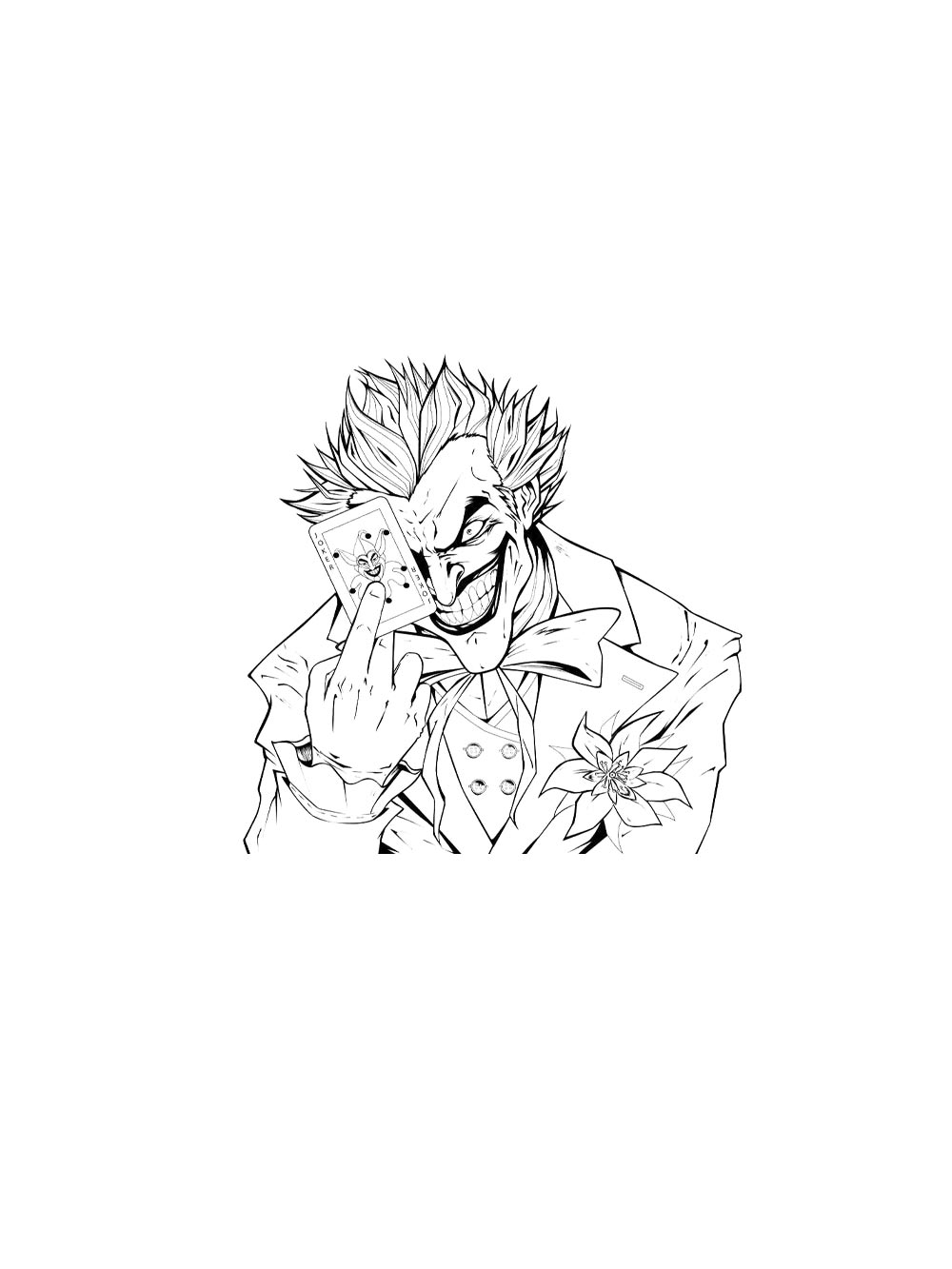 Joker Coloring Pages