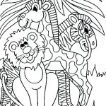 Jungle Animals Printable Coloring Pages Boringpop