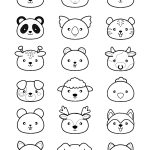 Kawaii Animals P a Adult Coloring Pages