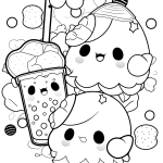 Kawaii Printables Free Printable Coloring Pages