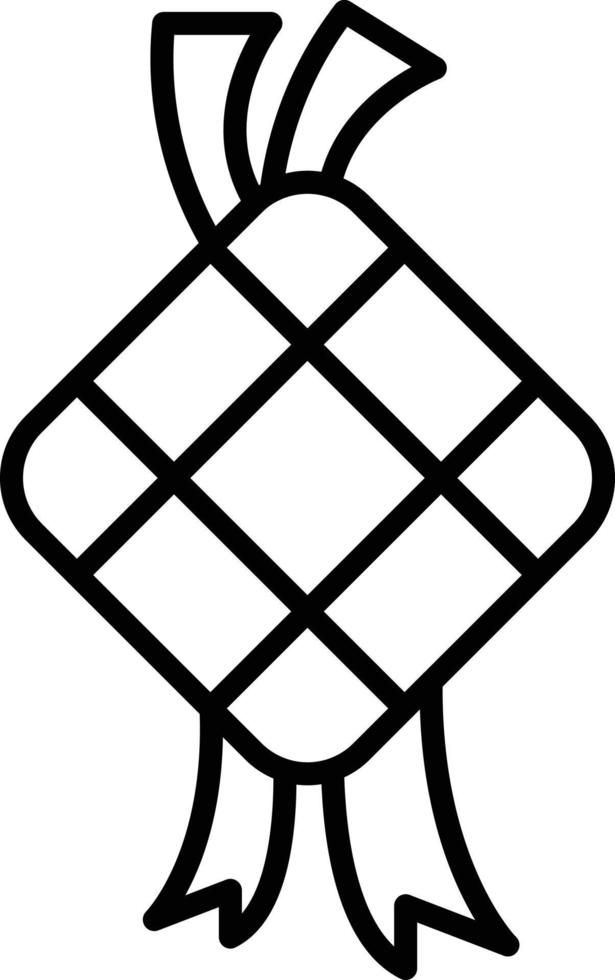 Ketupat Outline Icon Printables Free Kids Coloring Preschool 