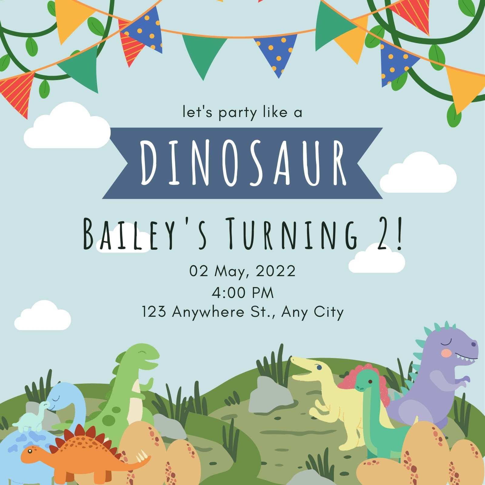 invitation templates kids birthday