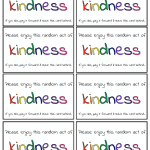 Kindness Cards Free Printable