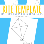 Kite Template FREE Printable PDF Crafts On Sea Kite Template