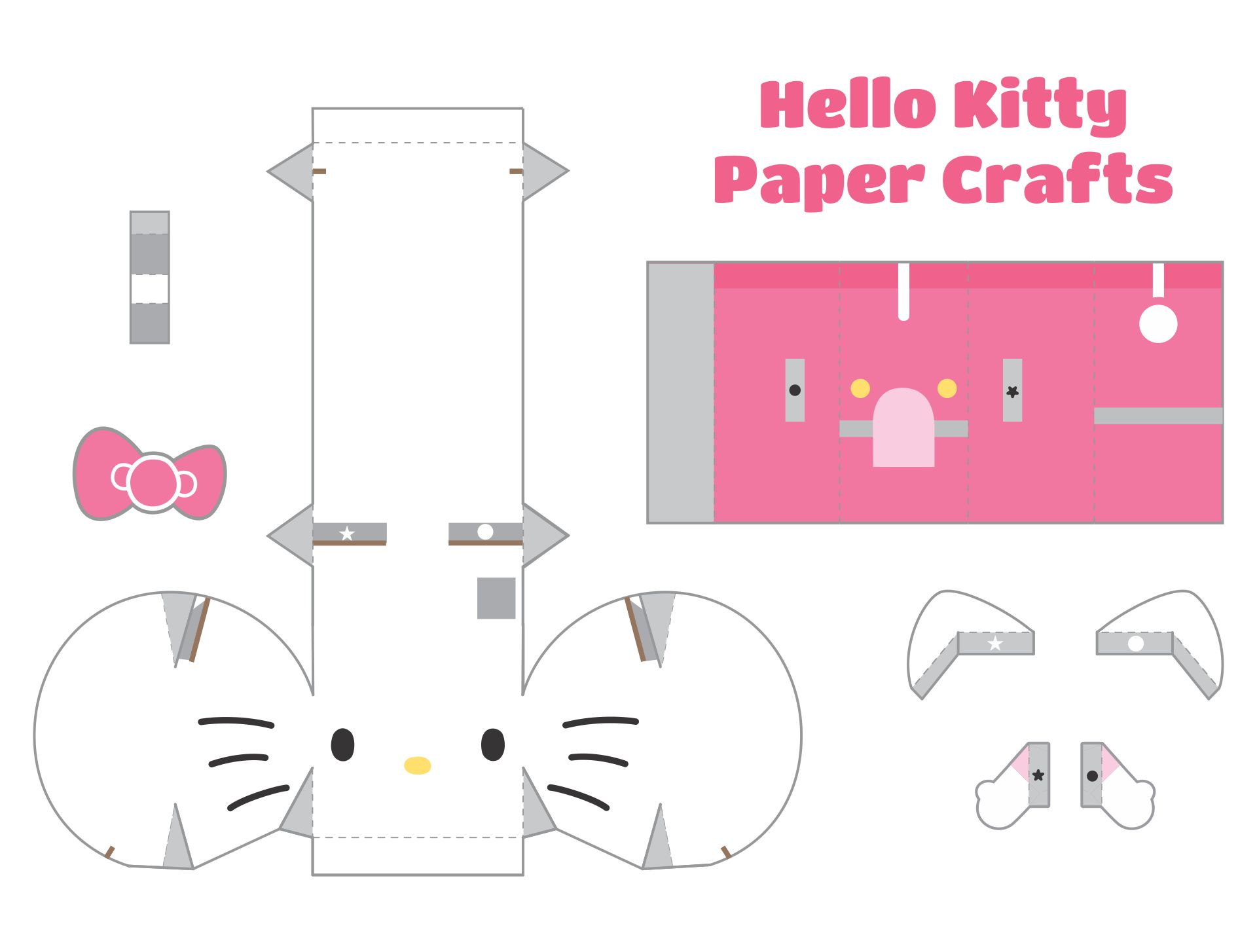 Kuromi Printable Paper Friend Hello Kitty Crafts Hell Vrogue co