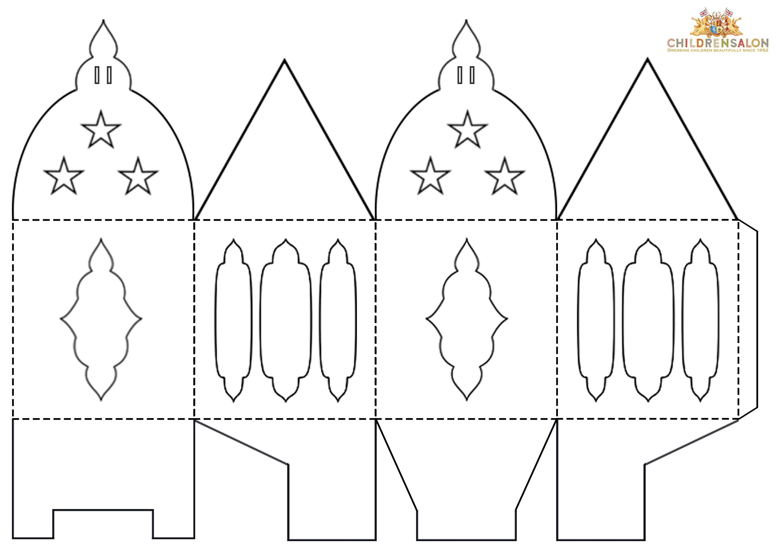 Lantern Craft Template Web Create Traditional Paper Lanterns In