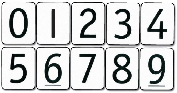 Large Number Cards 0 9 Printable Numbers Large Printable Numbers 