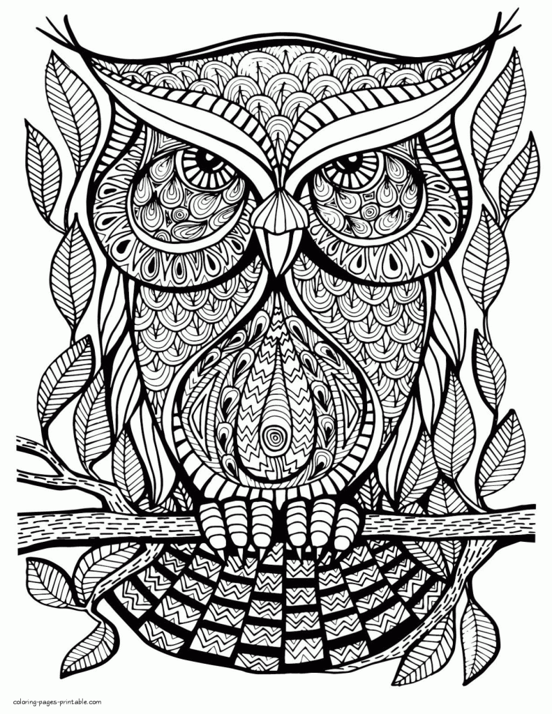 Printable Coloring Pages For Adults - Printable Templates