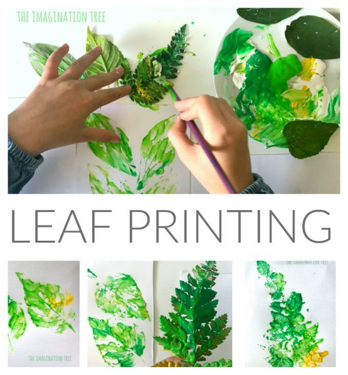 Leaf Printing Art The Imagination Tree Leaf Print Art Imagination 