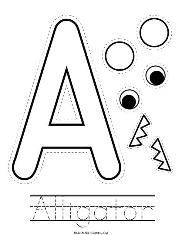 Letter A Crafts Printable