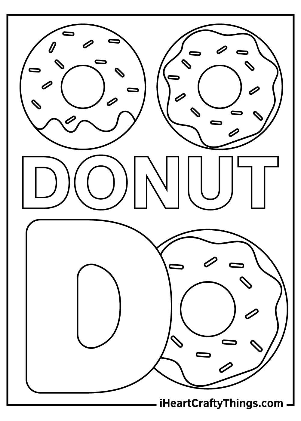 Letter D Coloring Sheet For Toddlers Free Printable Infoupdate