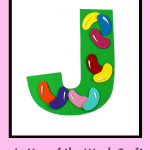 Letter J Craft With Printable J Is For Jelly Beans Letter Of The Week
